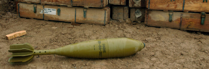 bomb war mortar