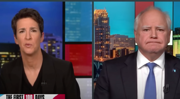 Walz Sits Down For Interview With Maddow