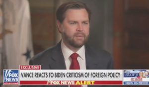 Vance Comments On Biden’s Statement During Interview