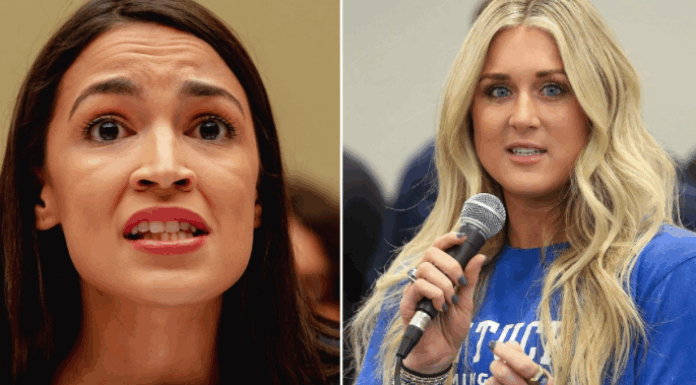 Riley Gaines Has Heated Debate With Alexandria Ocasio-Cortez Online