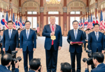 Trump Receives Grand Order of Mugunghwa During South Korea Visit