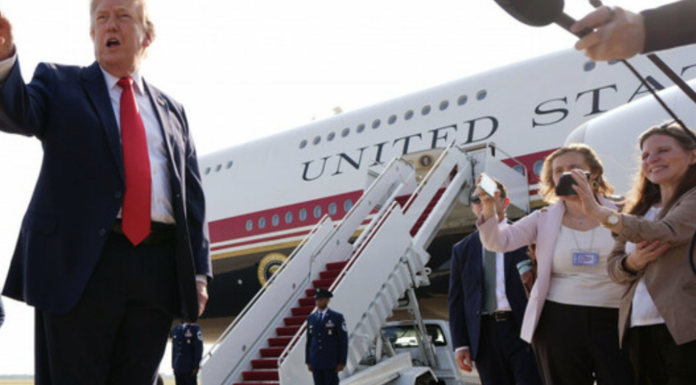 See Trump’s Reaction To The New Air Force One