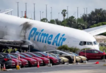 Amazon Jet Crash: Firefighters Brave Flames After ‘Plane Is On Fire’ Shout
